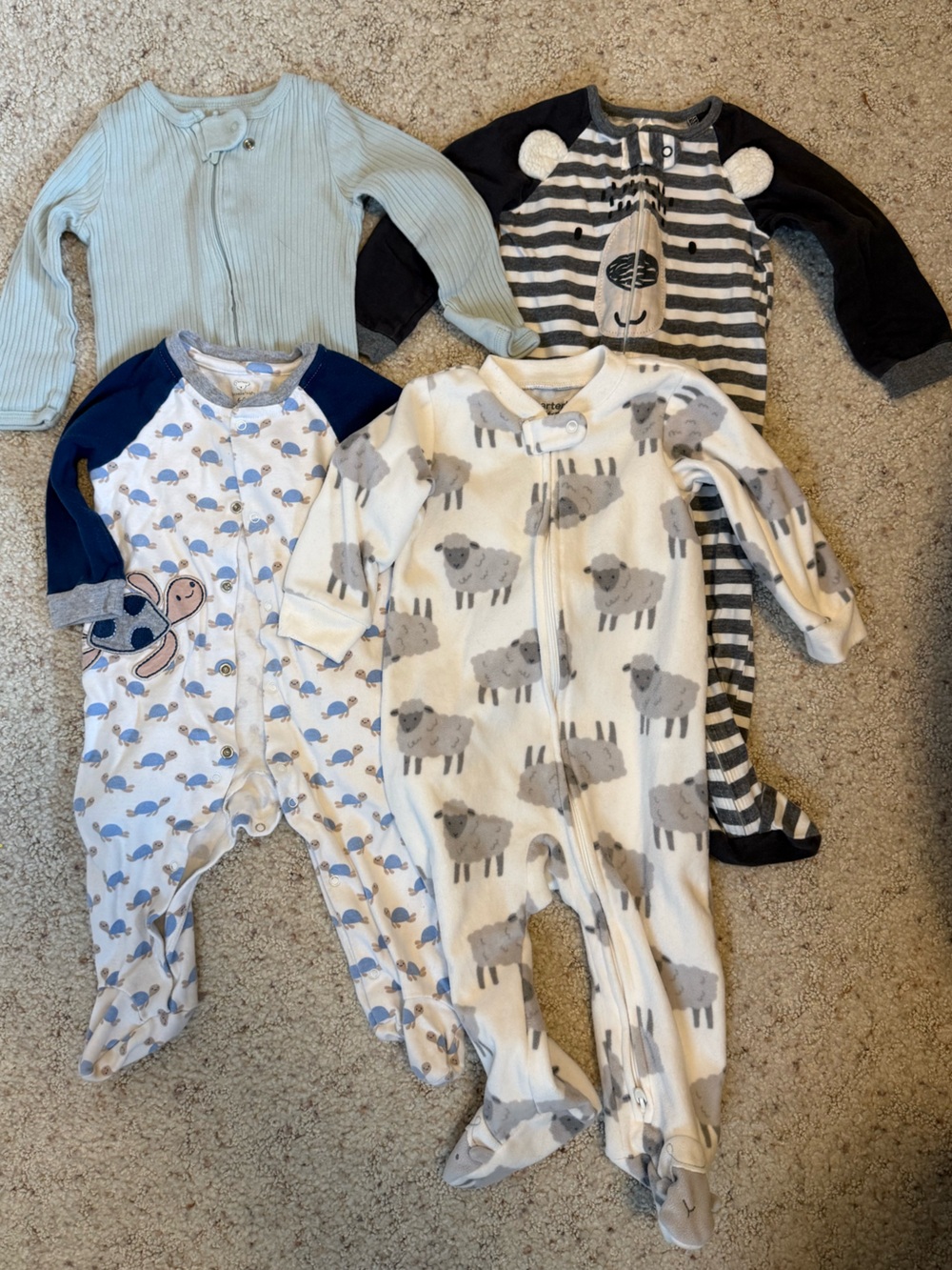 6-9 month boy pajama bundle